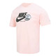 Nike (NIKE) half-sleeved T-shirt men's new spring and summer sportswear fashionable printed casual clothes round neck T-shirt comfortable and breathable short-sleeved FB9804-686/all cotton/one size larger S recommended 100-120Jin [Jin equals 0.5 kg]