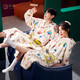 Gongdie Coral Velvet Couple Pajamas Women's Autumn and Winter Warm Crayon Shin-chan Joint Men's Pajamas Home Clothes XYT-LBXX23766 Female (Apricot Plush) M (Recommended 80-140 Jin Jin equals 0.5 kg)