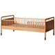 Genji Muyu children's furniture baby splicing bed children's solid wood bedroom crib with guardrails multi-functional baby simple large bed widened bed furniture birch splicing bed (1.0*2.0 meters)