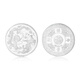 Chinese jewelry (Sino gem) pure silver 9999 pure silver investment silver coins silver bars ingots broken silver collection stored value for birthday gifts Dragon and Phoenix Chengxiang silver coins 10g with certificate + brand gift box + 10% off for fake ones