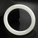 Pure Heart Stone Boutique Grade Hetian Jade Bracelet Women's White Jade Peace Bracelet for Girlfriend and Mom The inner diameter is about 57-58mm
