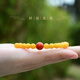 Her Generation Natural Chicken Fat Yellow Beeswax Bracelet National Fashion Bracelet Gift 6MM Beeswax (866980)
