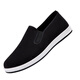 Alte Peking-Stoffschuhe für die High-End-Frühlings- und Sommer-Freizeit-Atmungs-Pedal-Anti-Rutsch-Leinwandschuhe für ältere Arbeitschuhe [neues Produkt] Scheißhäutige Stoffschuhe 40 (250 mm)