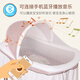 ZUHITON Chaoshan up and down rocking crib electric cradle bed automatic rocking bed multi-functional radish squatting newborn baby soothing sleep god coffee color plus size + Bluetooth + APP control + voice control