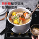 Double Happiness Pressure Cooker Aluminum Alloy Gas Induction Cooker Universal Explosion-proof Household Pressure Cooker 24CM/7.5L Steaming Style