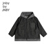 Jnby by JNBY new model Jiangnan Buyi baby hooded denim jacket plus velvet jacket 25 spring boys and girls baby YP1610440 991/denim navy 80 cm