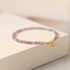 Xiaomi Star's new amethyst bracelet for women, transfer beads for besties, ins niche design, fine bracelet gift, faceted tanzanite - suitable for hand circumference of about 14CM