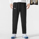Under Armor autumn men's sweatpants quick-drying breathable training running fitness casual sports pants black 23600703-001 L