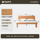 
Original solid wood bed Oak Nordic modern simple multifunctional bedroom double bed 1.8x2m large bed high body bed L701G