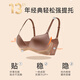 Maniform Smile Support Set Smooth Underwear Small Breast Push-Up No Wires Soft Support Bra Seamless Underwear Women's Day 040 Benminghong Set (Accessory Breast Type) 75B +165/95