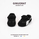 Ginuorat Ginuorat 2025 spring and autumn comes with retro style flip-up moral training shoes sneakers baby toddler shoes
