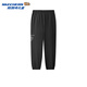 Skechers斯凯奇童装春秋男女童束脚长裤儿童休闲时尚运动裤子L225K066 碳黑/0018 150