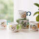 Tea Colorful Little Noble Cup/Four Seasons Cat Series Tea Colorful Color Blind Selection Style Cartoon Cute Ceramic Cup 240ml