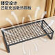 Wooden grid computer stand laptop support rack barbecue grill home desktop monitor cooling rack desktop elevated rack bracket black large (standard style)