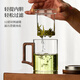 Yipot tea brewing tea cup tea water separate cup water cup men's tea cup personal tea brewing cup glass green tea cup store manager recommended 400ML tea cup