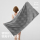 banana silver skin 701H bath towel for men and women pure cotton 7A antibacterial silver-plated silk bath towel increased and thickened to absorb water and not shed hair Phantom gray