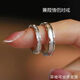 S999 pure silver Jianjia Bailu couple rings, a pair of niche light luxury closed wedding rings, Valentine's Day gift for girlfriend, a pair of Jianjia Cangcang couple rings, exquisite gift box