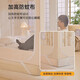MUJI anti-fall mosquito net frame 1.8x2m home bedroom 2025 new baby anti-falling bed three-door sitting bed pattern tent Hug bear comprehensive anti-mosquito with blackout curtain 1.5m bed-width 150x length 200x height 170