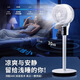 NIYEVN Top Selling 100,000+丨Whole House Cooling Electric Fan Silent Bedroom Ultra-Quiet Air Conditioning Fan Cooling Fan Level 1 Energy Efficiency Household Floor Fan Air Circulation Fan 18H Digital Display Remote Control Dominant Level Air Volume丨16 Drops in Seconds丨Whole House Cooling