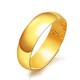 AYD Old Phoenix Gold Store Model Gold Smooth Ring Gold-clad Silver 999 Pure Gold Pure Silver Plain Ring Live Ring for Your Lover Smooth Live Ring Comes with Saturday Blessing Gift Box + Certificate Invoice