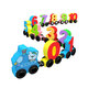 Peking Magnetic Digital Train Toys Kindermagnetbauer Versammlung Baby Girl 1-3 bis 6 Jahre alt 2 Jungen 12 neue magnetische digitale Zug