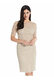 Adrianna Papell Women's Beaded Cocktail Dress, Biscotti Biscotti 4