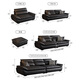 Jian Xin genuine leather sailing sofa minimalist lazy sofa living room direct high backrest leather sofa A828