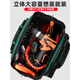 GREENER Backpack Tool Backpack is sturdy and durable. It is specially designed for weak current projects for electricians and housekeeping repairs. It has a large capacity for storage for men. 16-inch Black Warrior. Load capacity: 100 Jin. Jin is equal to 0.5 kg.