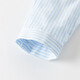DAVE&BELLA cotton children's striped shirt spring new baby boy long-sleeved shirt children's top boy spring clothes blue and white stripes in stock 100 cm (recommended height 90-100cm)