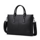 
Emperor Paul (WILLIAMPOLO) briefcase for men's business bag genuine leather top cowhide men's handbag men's bag computer bag birthday gift for boyfriend 203058-black-14 inches [top cowhide]