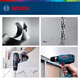 Bosch (BOSCH) high-speed steel grinding straight handle twist drill bit accessories woodworking metal drill iron hand electric drill bit turning head Bosch drill bit 1.5mm single