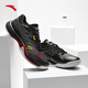 ANTA Qingyi Badminton Shoes丨2026 Spring New Wear-Resistant Anti-Slip Professional Training Sports Shoes for Men and Women Black/Classic Red/High-Gloss Yellow-5 39