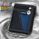 Kangaroo (KANGAROO) imported quality men's three-fold short canvas folding small wallet for women men's students boys boys boys card blue: (anti-theft chain)