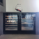 Gironde JC145 built-in cigar cabinet, red wine cabinet, constant temperature wine cabinet, beverage cabinet, ice cream refrigerator, fresh cabinet, tea constant temperature refrigerator, household frequency conversion-full glass door ice bar 145L
