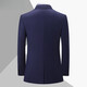 JIARMAY High Luxury High-end Suit Suit Men's Formal Wedding Banquet Business Double-breasted Silk Wool Suit Men's Royal Blue 165B