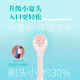Huibaishi small wide-head toothbrush with medium hair zero white teeth adult gum protection imported from Japan 2 jelly-colored random colors