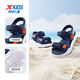 XTEP Children's 2025 Summer Beach Shoes Sandals New Handsome Sports Boys Young Children Wear-Resistant Breathable Students Black 31
