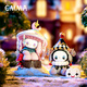 Yunya Emma Secret Forest Trendy Blind Box Genuine Vinyl Cute Doll Handmade Office Desktop Ornament Girl Gift Blizzard Villa Script Killing Blind Box (Single Box)