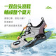 Anta children's sandals men's children's shoes 2025 summer new product Baotou breathable children's sports shoes tracing the stream beach shoes [men's style] gray/mud lime/purple 9906H-1 31