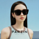 帕森（PARZIN）偏光套镜太阳镜男女 可套眼镜开车时尚潮墨镜防晒太阳镜女 亮黑色【12109儿童偏光款】