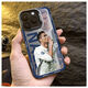 Xinni convient au c coérophe de téléphone mobile Ronaldo Gesture Apple 16pro / 14/13/12/11/15Promax / Anti-Fall 7p / xs Mobile Phone Color Color Silver Cherry Blossom Powder-Cy673c Ronaldo Mobile Phone Gesture Apple 14pro
