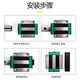 Load-bearing linear guide rail widened slide block slide rail square track HGH/HGW15/20/25/module slide HGR15 guide rail-10 cm