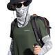 Muxueci camouflage sunscreen mask for men ice silk summer mask full face sunshade ice sleeve hat neck protection riding mountaineering outdoor light gray camouflage mask
