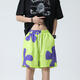 Patrick Star same style shorts men's summer loose pajamas Spongebob casual pants couple seaside beach pants [4XL size/160-180Jin[Jin equals 0.5kg]] Patrick Star shorts