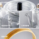 Yaji glass teapot heat-resistant teapot kettle handle teapot kung fu tea set 1100ml hammer pattern