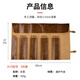 Fantasy kitchen knife storage bag portable two-layer microfiber cowhide knife storage bag knife bag chef's special universal knife light brown