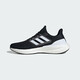 Adidas running shoes men's shoes 2025 summer PUREBOOST 23 shock absorbing sneakers lightweight breathable low top casual shoes IF4839 black and white 41