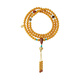Potala Palace Chicken Fat Yellow Beeswax Beads Agate Agarwood 108 Bracelet Necklace Buddha Beads Multi-circle Bracelet for Men and Women Birthday Gift Beeswax Agate Agarwood 108 Beads