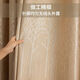 Curtain fabric manufacturer thickened blackout curtains simple living room bedroom heat insulation sun protection rental house made of trees - gray perforated style one piece width 5.0 meters * height 2.7 meters