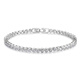Guanpu Pavilion Fat Donglai same style pt950 platinum moissanite bracelet PT950 full diamond tennis 30 minutes fashionable diamond-encrusted hand PT950 steel seal 15cm